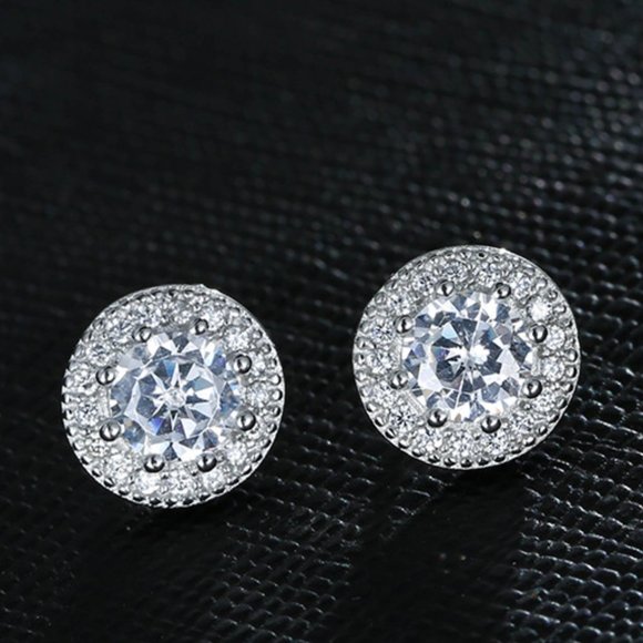 Diamond stud earrings ZBGJZB00083 - Picture 1 of 5